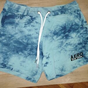Aeropostale Aqua and Navy Girls Athletic Shorts